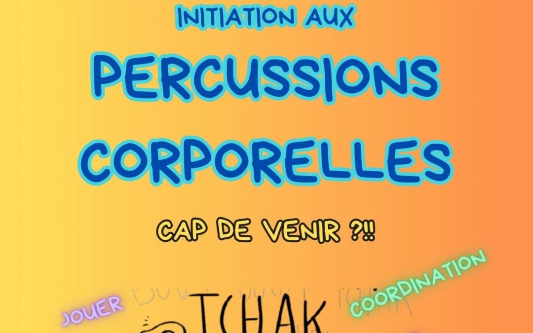 Stages de percussions corporelles, animés par Séverine