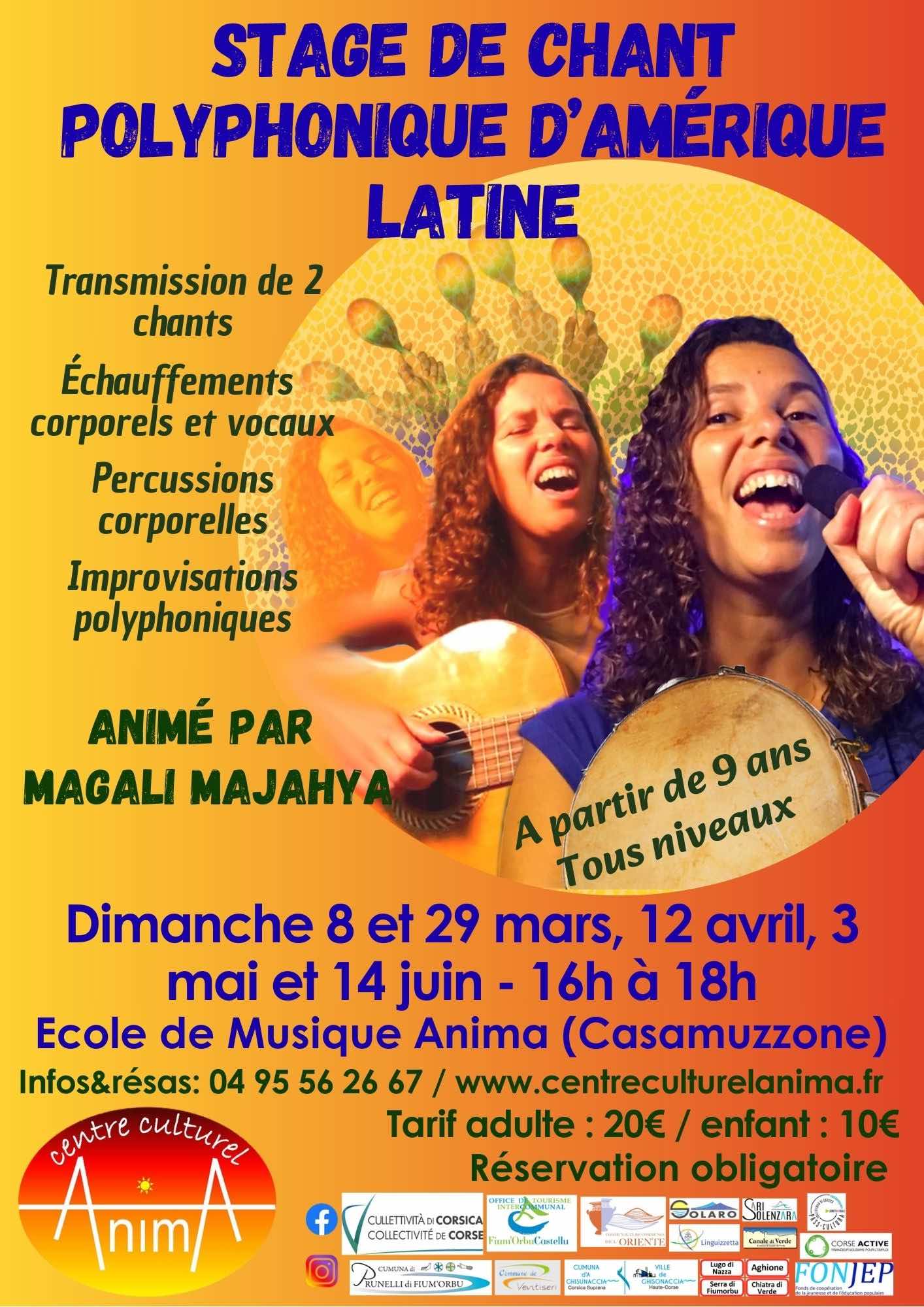 Stage polyphonie Latine